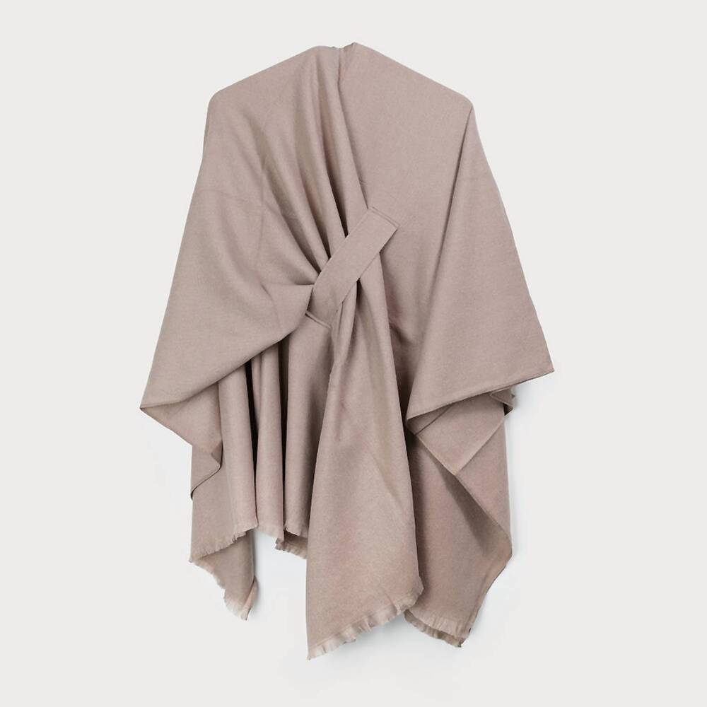 NEW CARACOL women's solid shawl in beige